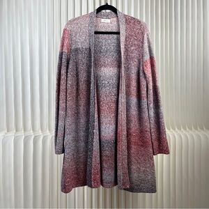 Women's Multicolor Open Front Sweater Cardigan